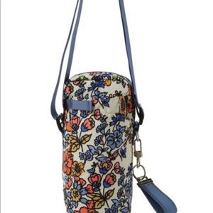 Cute to-go insulated water bottle crossbody bag